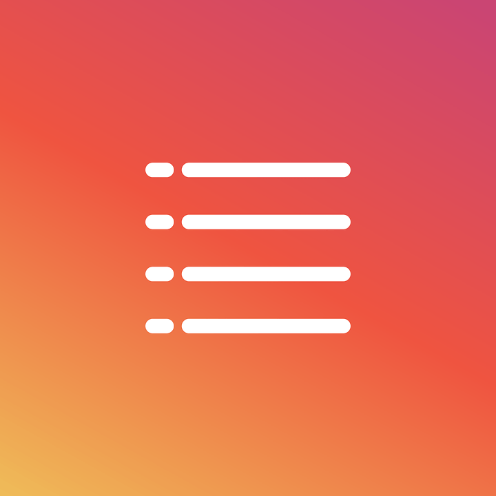 bullet lists